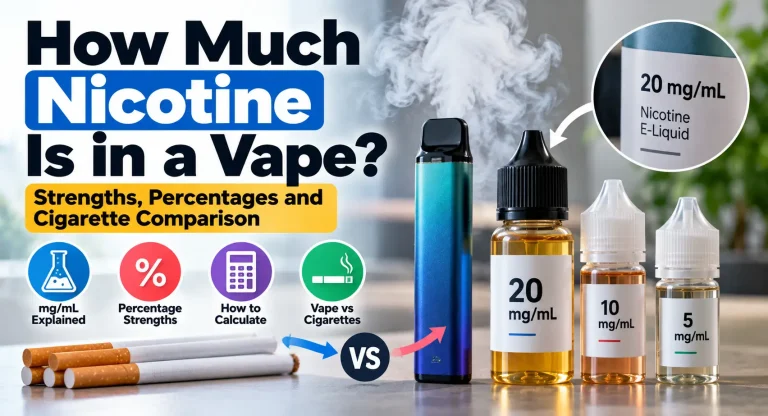 how much nicotine is in a vape