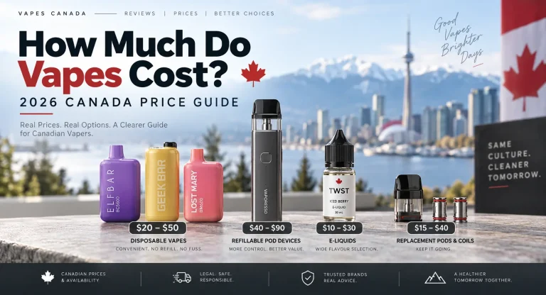 Vape prices in Canada for 2026