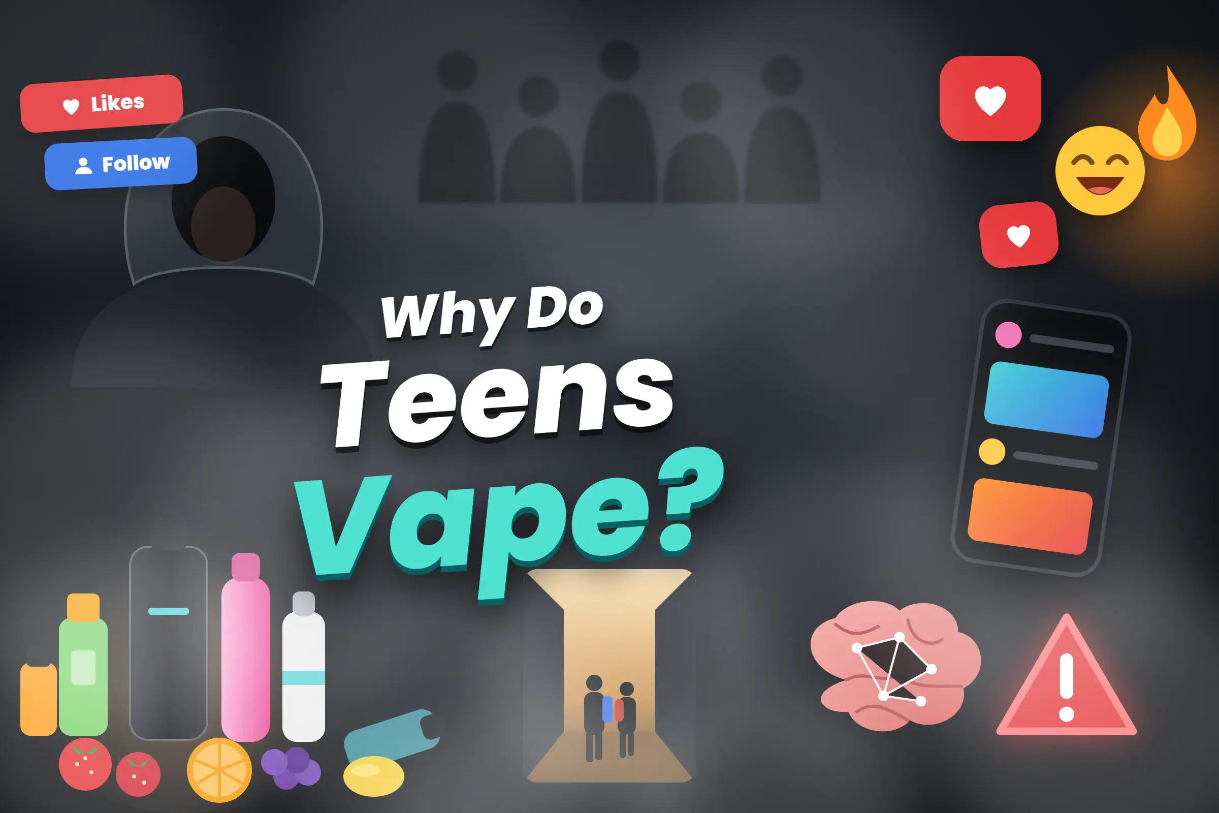 Why teens vape, common reasons, health risks, and how parents can help.